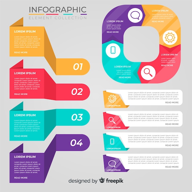 Infographic element collection