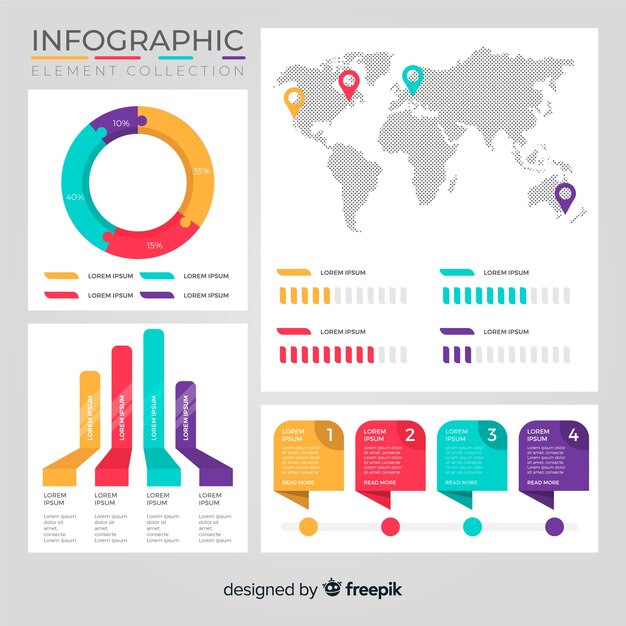 인포 그래픽 요소 컬렉션