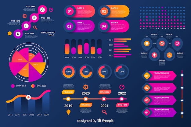 Infographic element collection