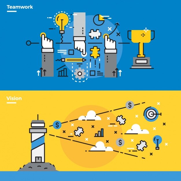 Free Vector infographic elements about business