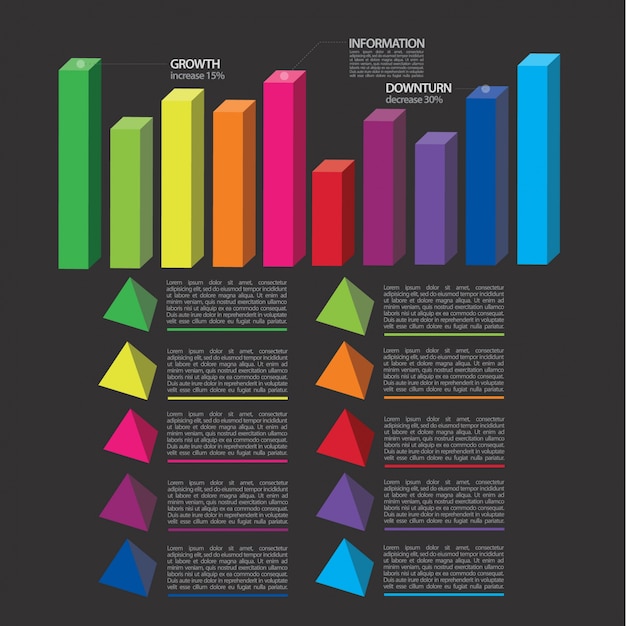 Free vector infographic elements collection