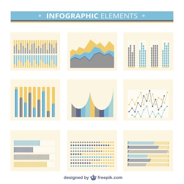 インフォグラフィック要素のコレクション