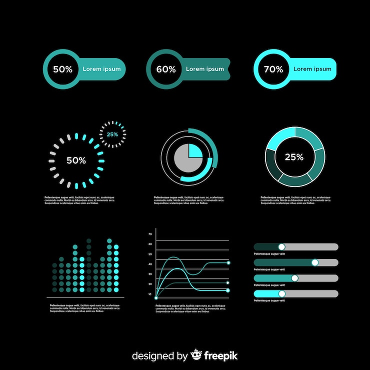 Free Vector infographic elements collection