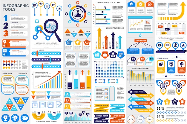 Premium Vector | Infographic elements data visualization vector design ...