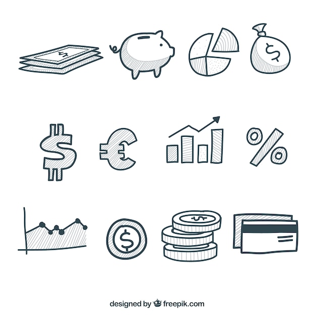 Free vector infographic elements of money