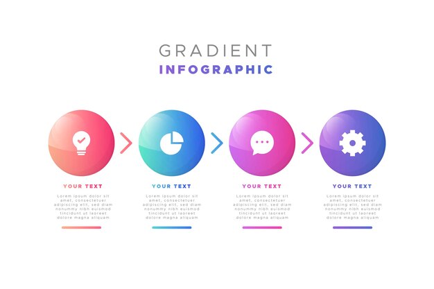 Infographic elements with icons