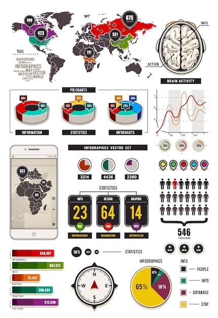 Free Infographic Elements – Download Vector Templates