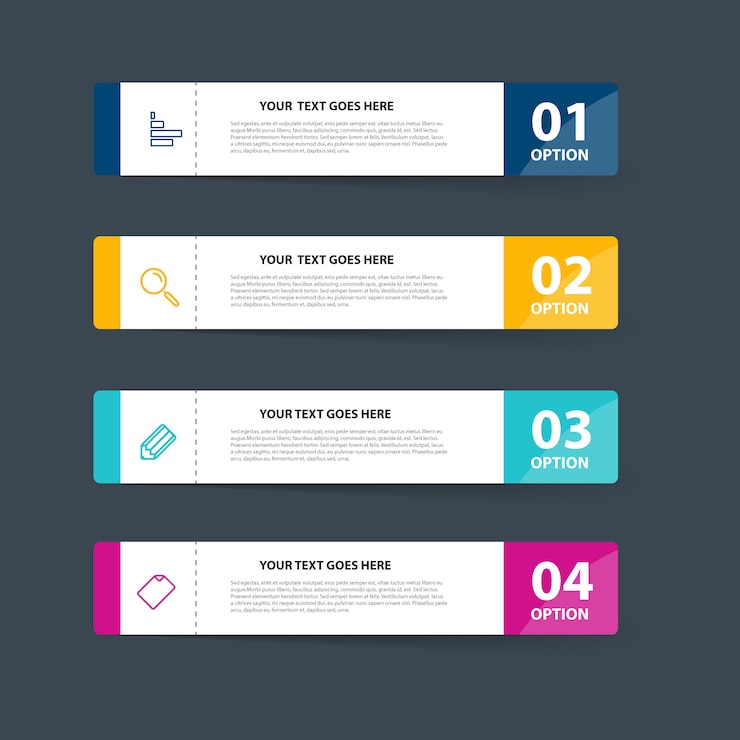 Free Vector infographic ewith simple design