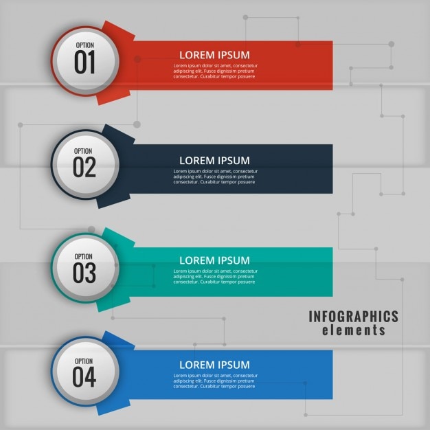 Moderno sfondo infografica