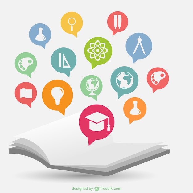 Free Vector infographic school template