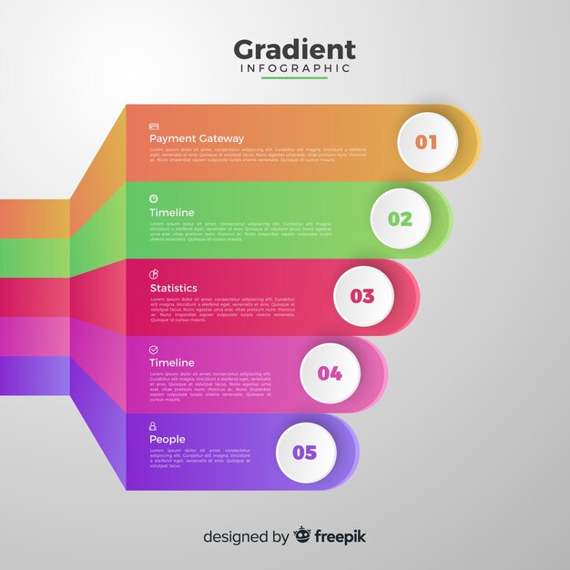 Infographic steps