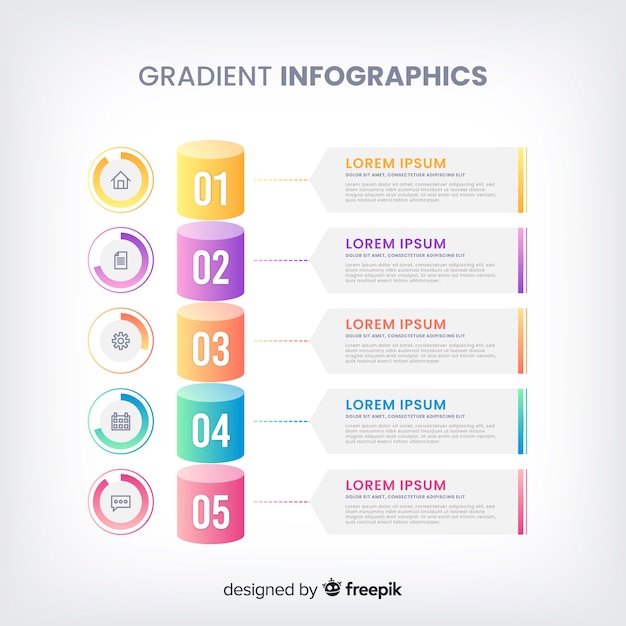 Infographic steps