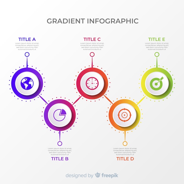 Infographic steps