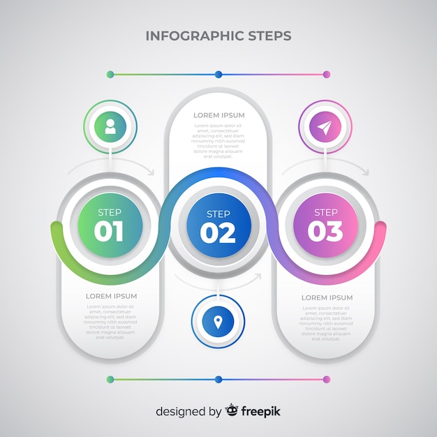 Infographic steps