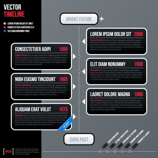 무료 벡터 infographic 템플릿 디자인