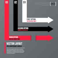 Free vector infographic template design