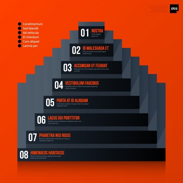 Free Vector infographic template design