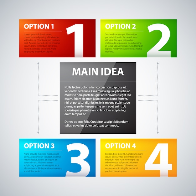 Infographic template design