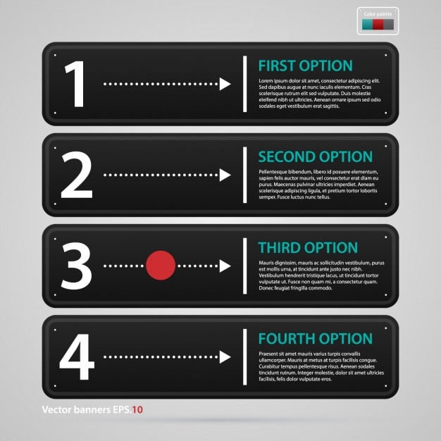 Free Vector infographic template design