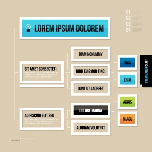 무료 Vector infographic 템플릿 디자인