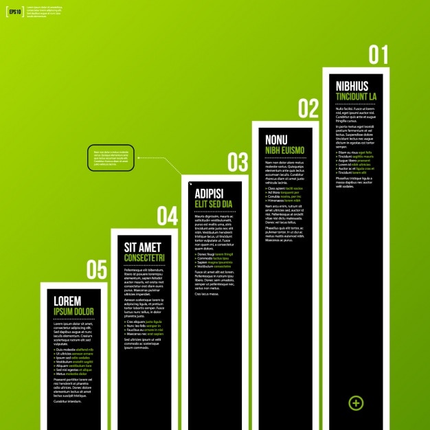 Vettore gratuito disegno del modello infografica