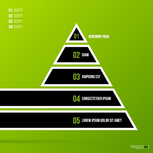 Free vector infographic template design