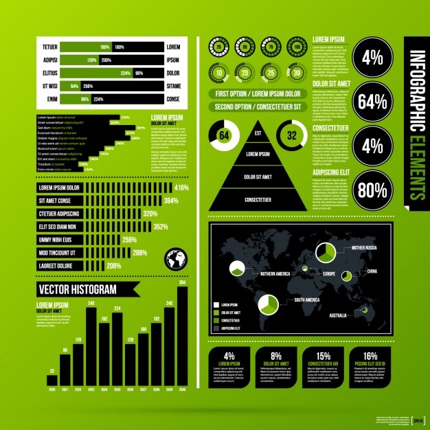 Free Vector infographic template design