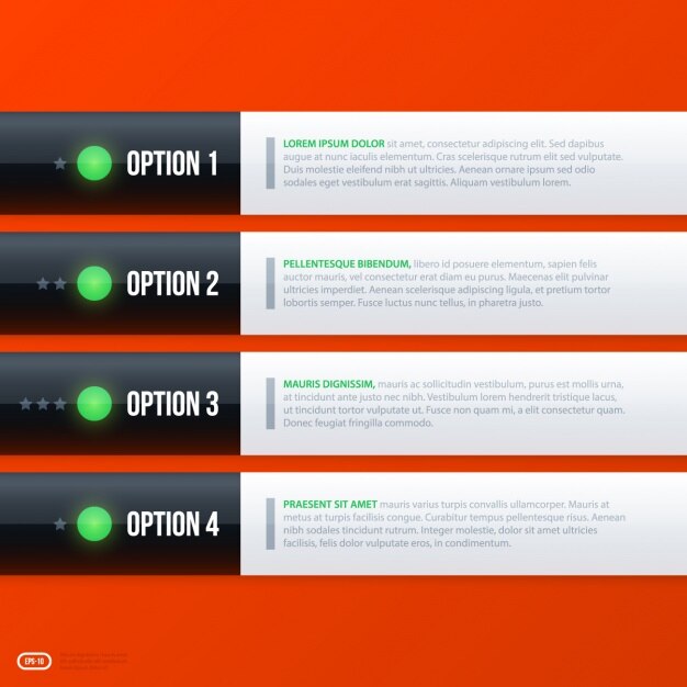 Free Vector infographic template design
