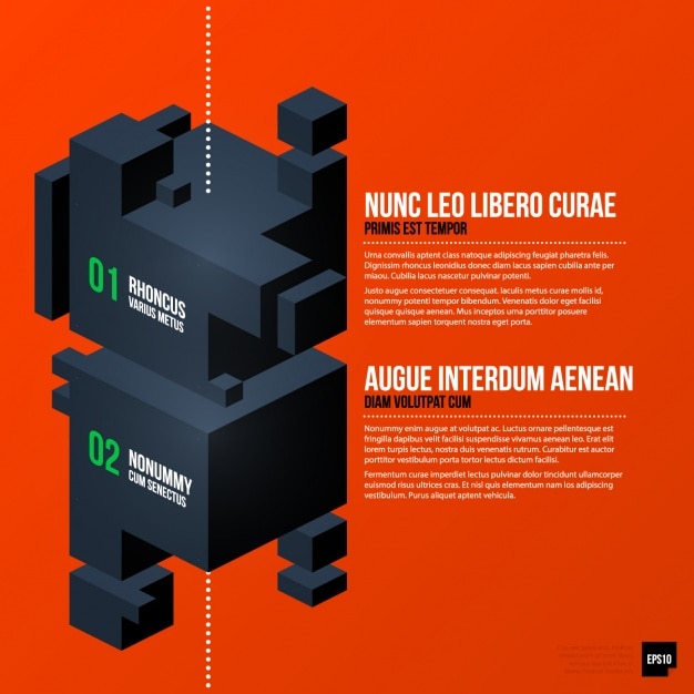 Vettore gratuito disegno del modello infografica