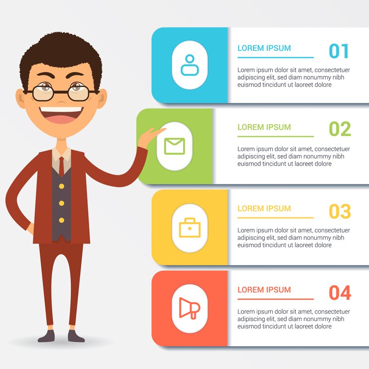 Free Vector infographic template design
