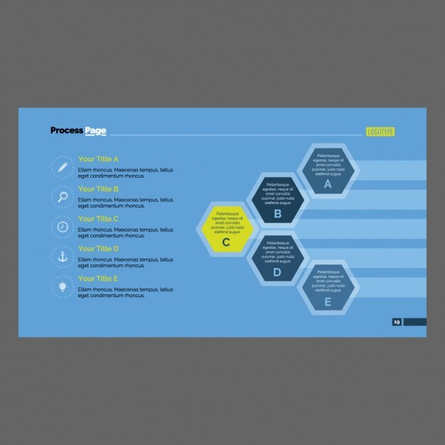 Free Vector infographic template design