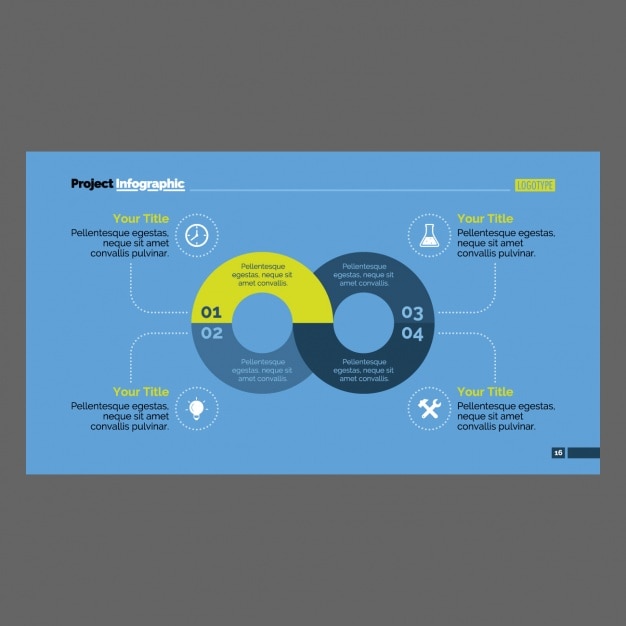 Free Vector infographic template design