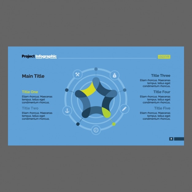Free Vector infographic template design