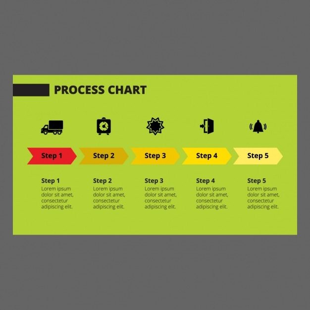 Free vector infographic template design