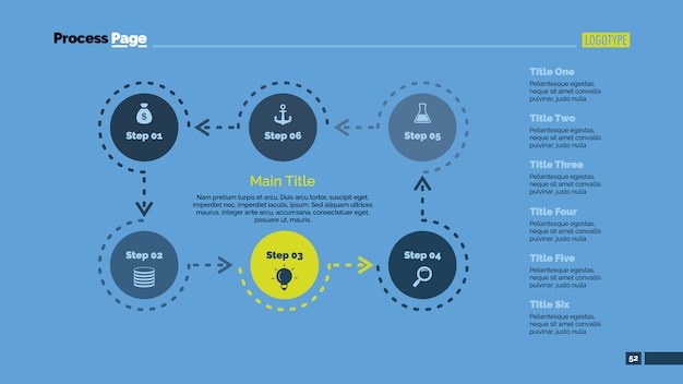 Infographic template design