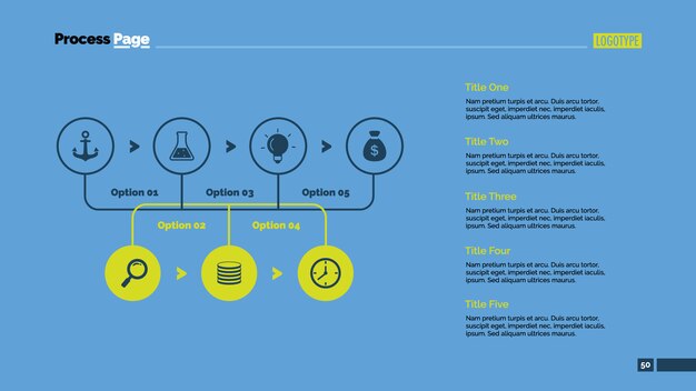 Infographic template design