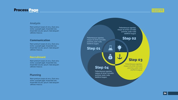 Free vector infographic template design