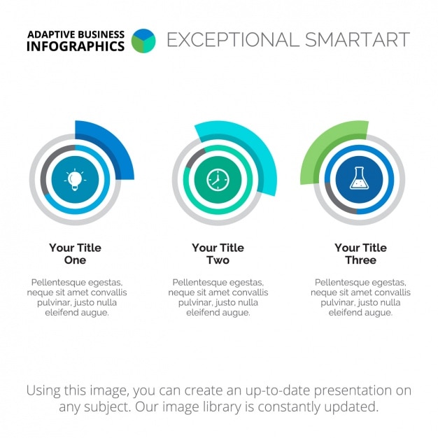 Free vector infographic template design