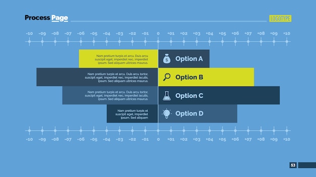 Free vector infographic template design