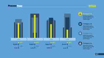 Vettore gratuito disegno del modello infografica