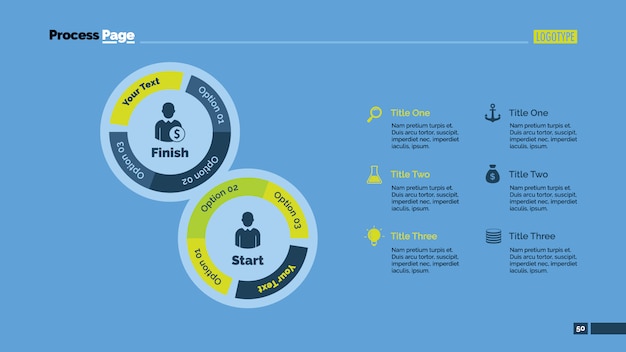 Free vector infographic template design