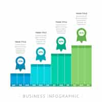 무료 벡터 infographic 템플릿 디자인