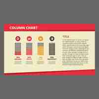 Free vector infographic template design