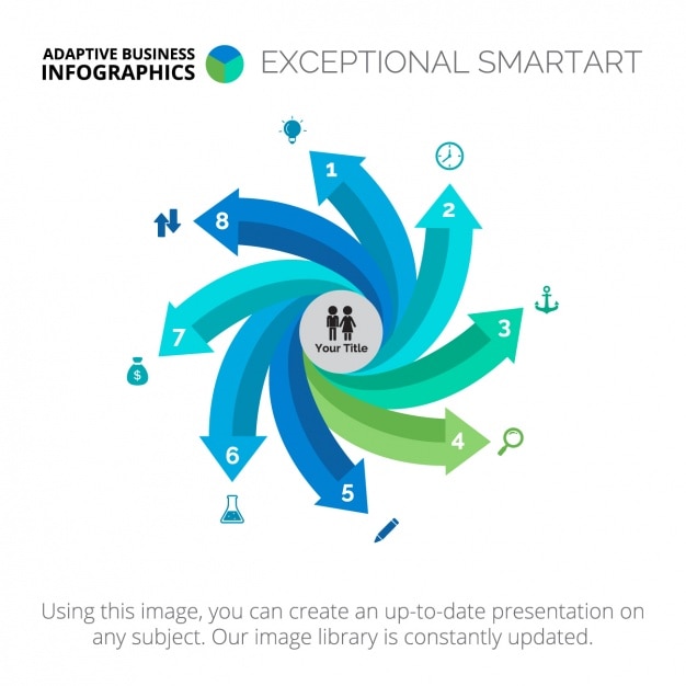 Free Vector infographic template design