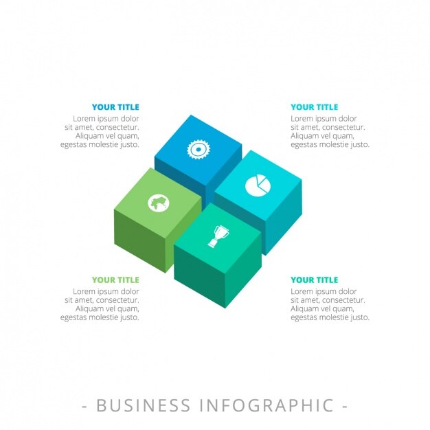 Free vector infographic template design