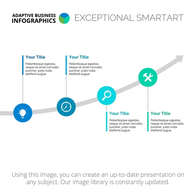 Free vector infographic template design