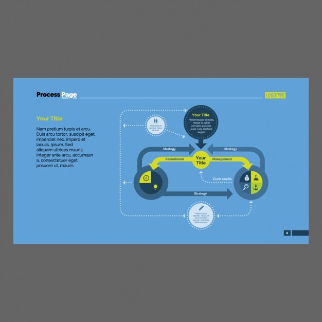 Free Vector infographic template design