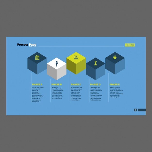 Free Vector infographic template design