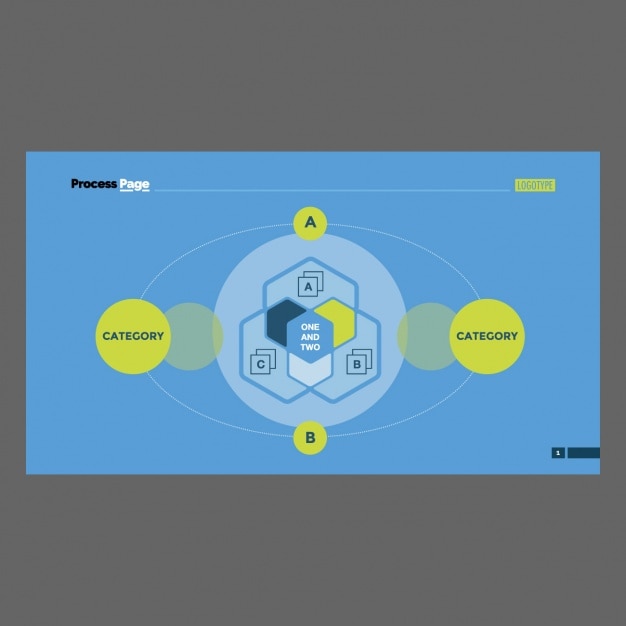 Free vector infographic template design