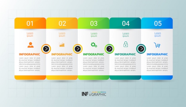 Infographic template design